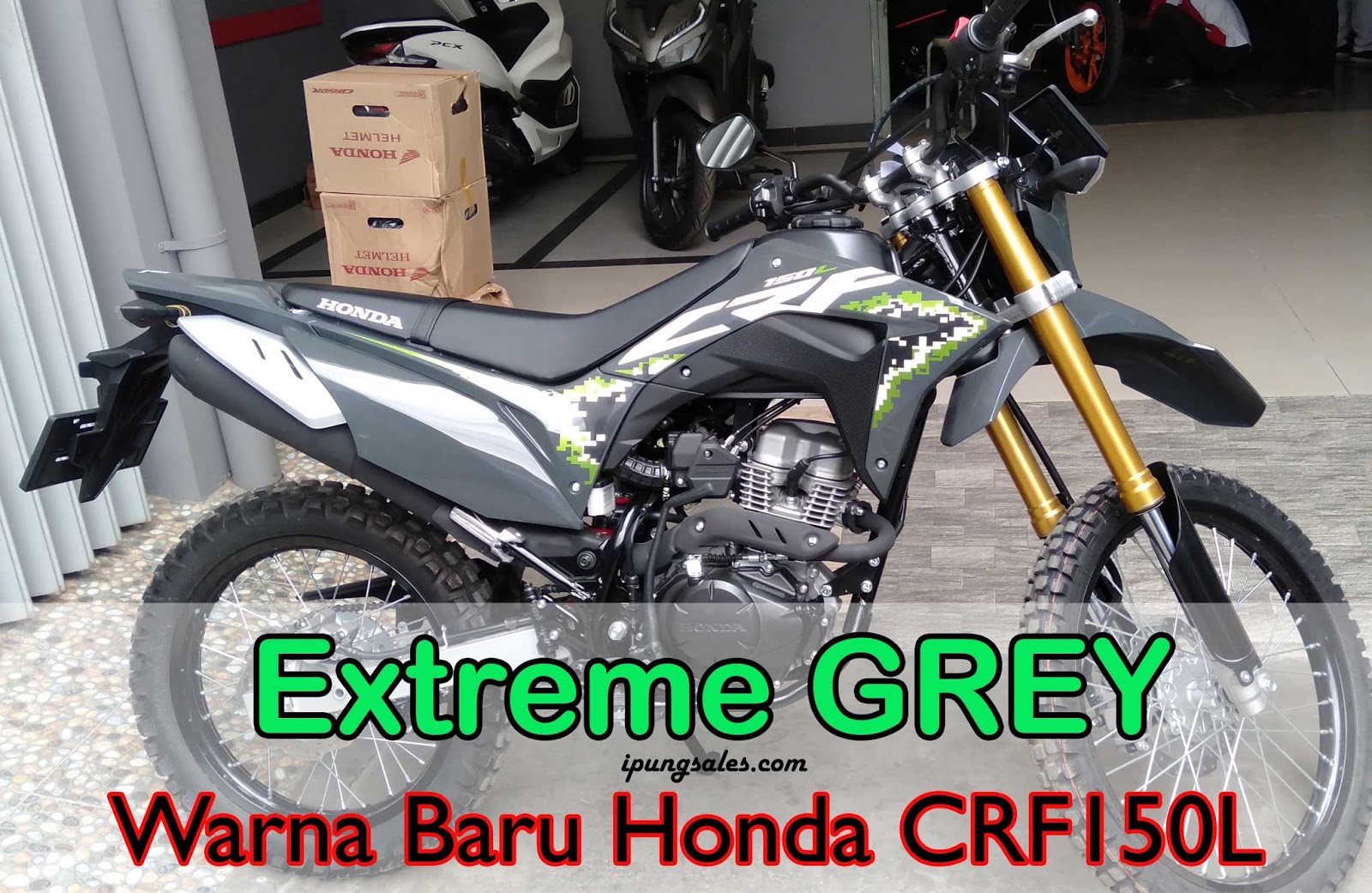 Terbaru Honda CRF 150L 2020 Warna Extreme Grey MAS IPUNG