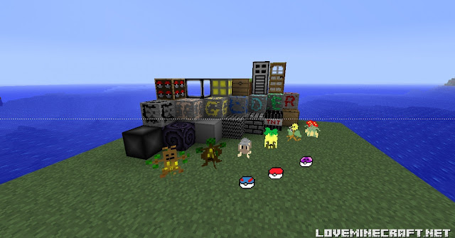 Pokemon Works Texture Pack for Minecraft 1.6.2/1.6.1