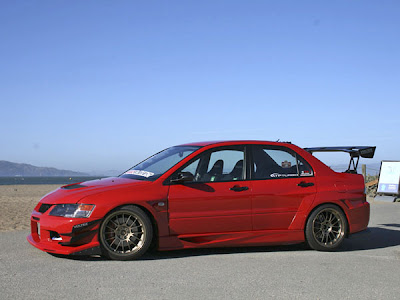 Lancer Evolution IX with Volk Racing SE37 wheel