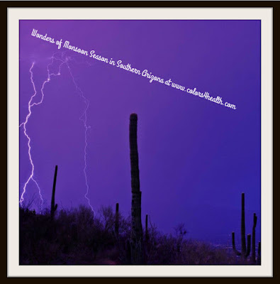 Lightening Display and Monsoon Season AZ