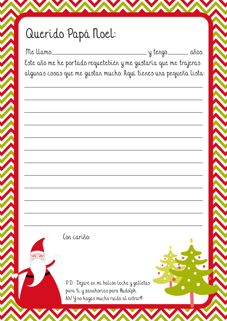 11 cartas para Santa Claus ~ Educación Preescolar, la revista