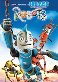 Otra versión del cartel de la película Robots