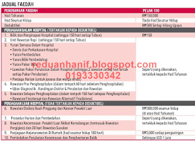 Benefit Pelan Medikal Kad Satu Keluarga Terbaik AIA Public Takaful