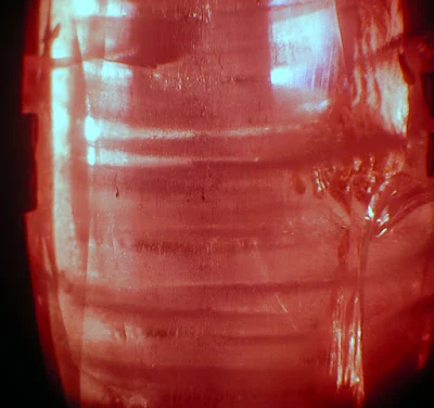 Internal Inclusions in Flame Fusion / Verneuil Ruby.