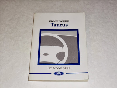 2002 Ford Taurus Owners Manual