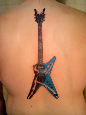 Guitar tattoo 
