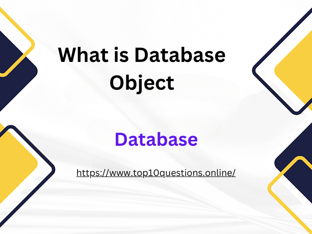 What is Database Object