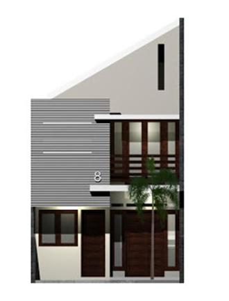 Contoh Denah  Rumah  Lebar  5  Meter  Desain Rumah 