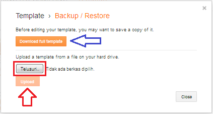 Cara Mudah Mengganti Template pada Blogger