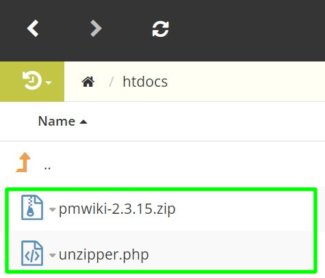 successfully uploaded unzipper.php to htdocs