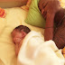 Aww , so adorable !... IK  Ogbonna is fast asleep  with his new born sorn @philusinfo