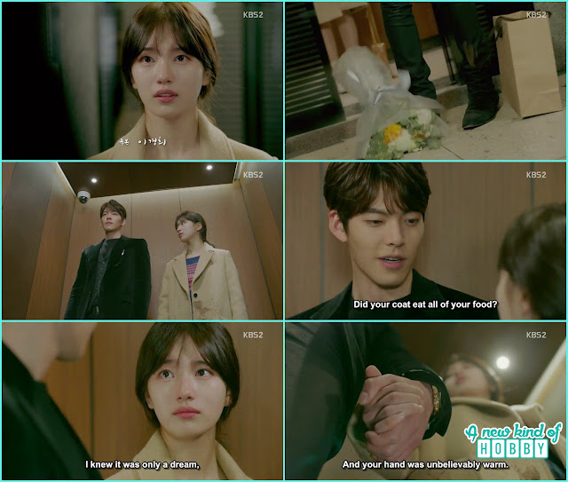 joon young grab YNoh Eul hand in the lift - Uncontrollably Fond - Episode 15 Review