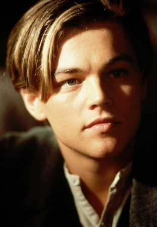 leonardo dicaprio titanic hair. boy Leonardo DiCaprio