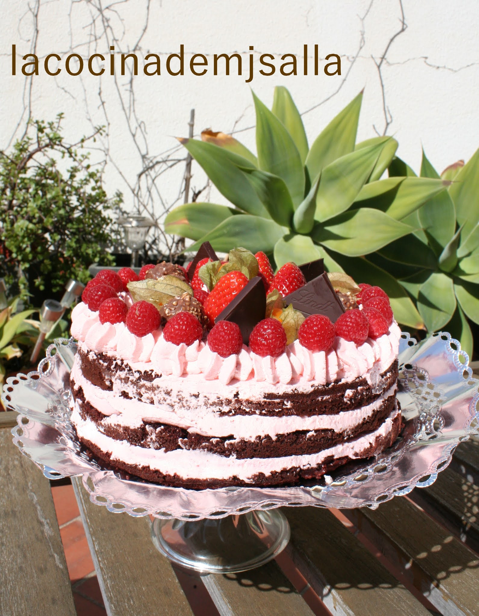 Pastel De Crema De Chantilli Chantilly Rosa