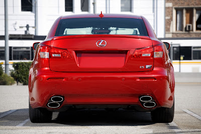 2011 Lexus IS F Rear View