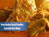Resep Spesial Bulan Ramadhan Ayam Kalio Khas Minang Menu Buka Puasa dan Sahur