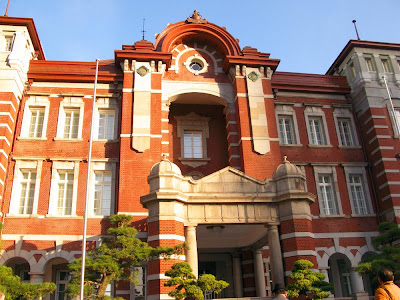The main entrance (historically) of Tokyo Station.