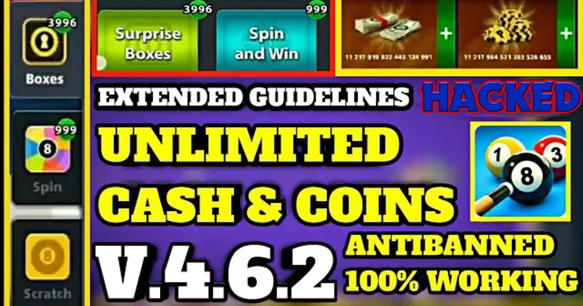 8 Ball Pool Latest Version 4.6.2 Hack Mod (Unlimited Coins ...