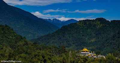 Buddhist monastery outside of Tuting, Arunachal Pradesh India Himalayas, kayaking WhereIsBaer.com  Chris Baer