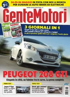 Gente Motori - Giugno 2013 | ISSN 0393-7860 | PDF HQ | Mensile | Automobili | Listino Prezzi | Prove su Strada
Gente Motori è il mensile per chi ama l’auto e viaggiare in comfort e sicurezza assoluti.
Il mensile più autorevole in fatto di precisione, attendibilità, dovizia di particolari e completo aggiornamento sulle informazioni utili per quanto riguarda il pianeta auto è di sicuro la prima rivista in Italia per qualità e stile.
I servizi sulle novità di mercato, le analisi di esperti su prestazioni e affidabilità dei mezzi presi in esame volta per volta, e il ricco e dettagliato listino prezzi del nuovo e dell’usato sono i tratti fondamentali di questo periodico per gli appassionati d’auto.
Inoltre non mancano le rubriche dedicate alla sicurezza stradale, imprescindibili sezioni per chi vuole viaggiare sicuro sia su quattro che su due ruote.