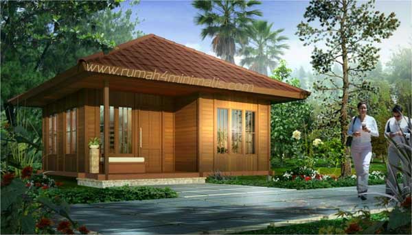 70 Desain  Rumah  Kayu  Minimalis  Sederhana  dan Klasik 