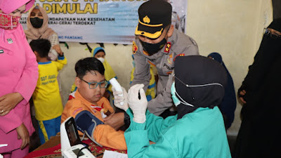 Kapolres AKBP. Novianto Taryono: Kami Menghimbau Ortu Mengizinkan anaknya Mengikuti Vaksinasi