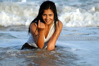 Kamalini Mukherjee Hot and Wild on Beach