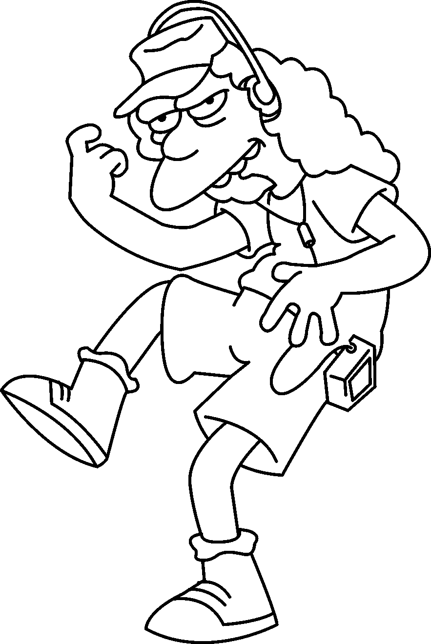 Bart Simpson Coloring Pages