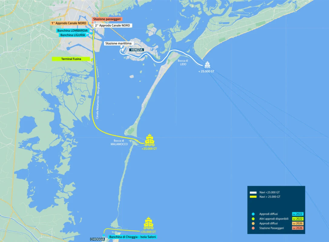 Venezia - Aggiudicata la progettazione del dragaggio alla stazione marittima