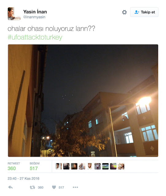 UFO Attack Turkey