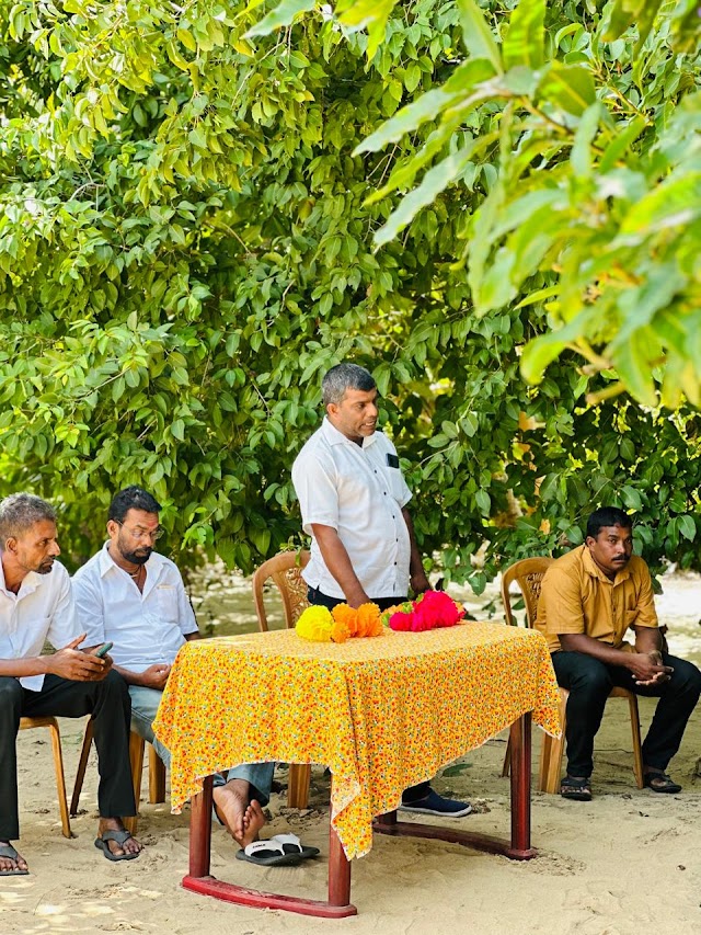 மட்டக்களப்பு   கழுவேங்கேணி கிராம மக்களுடன் ஈ.பி.டி.பி  கட்சியினர் விசேட சந்திப்பு .