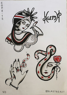 traditionaltattoo, stoned, stonedart, witchcraft, pinuptattoo, skanetattoo, handtattoo, ladyportrait, copetattoo, kundalinishakti, yoga