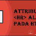 Tagging hr Align Attribute Pada Bahasa Pemrograman HTML