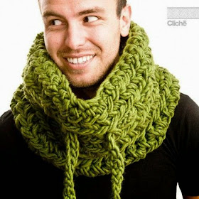 crochet winter scarf
