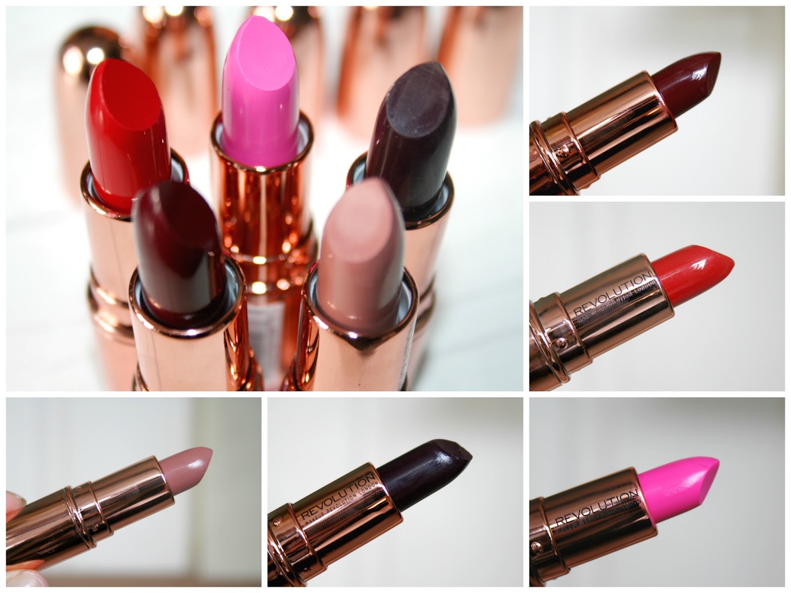  makeup revolution lipstick collection 