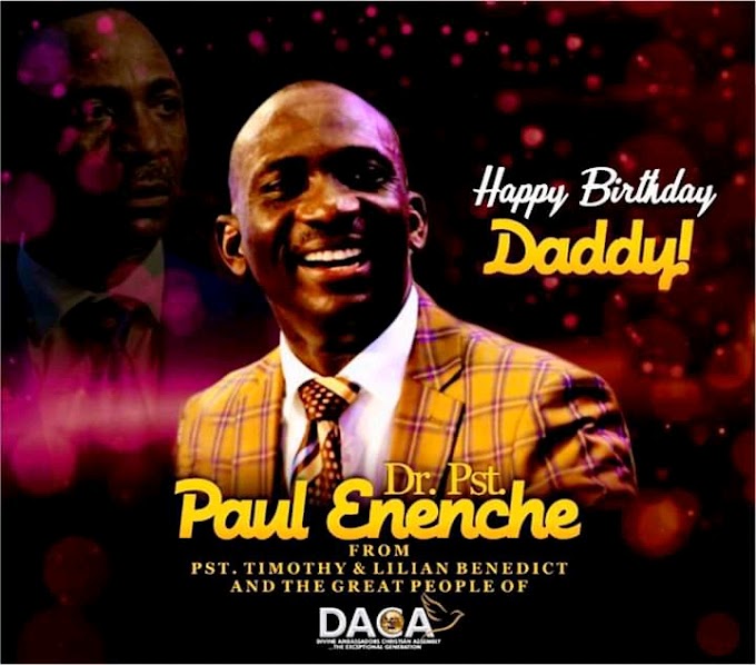 Happy 52nd Birthday Dr Pastor Paul Idoko Enenche  Founding and Senior Pastor (Church Gist)