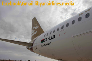 Libyan Airlines new A320 in Misrata 