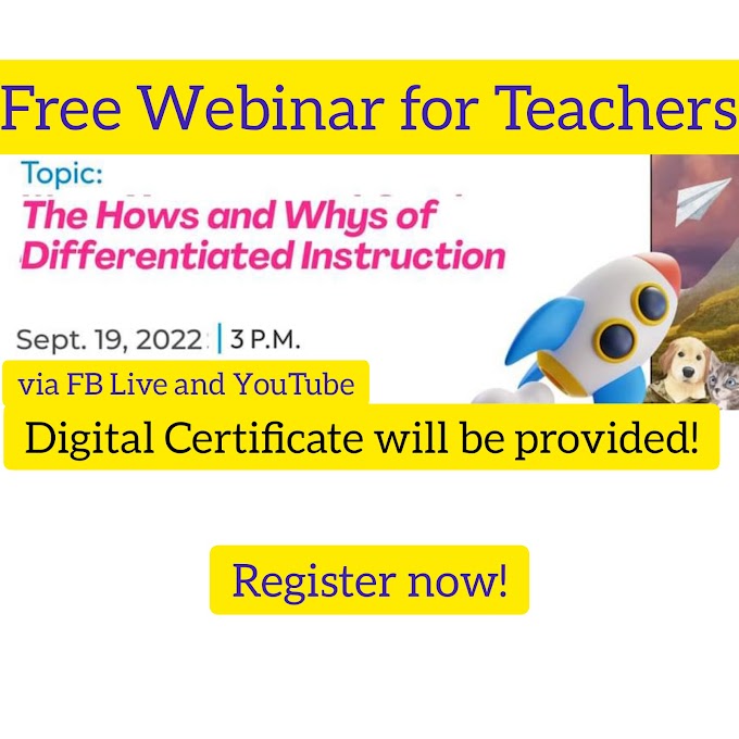 Free Webinar on The Hows and Whys of Differentiated Instruction | September 19 | Register Now!