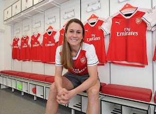 PHOTO: New Arsenal Signing All Smiles At the Emirates Stadium