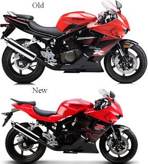 2012 Hyosung GT250R  VS GT250R Old edition