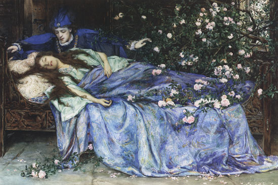 Henry Meynell Rheam, "Sleeping Beauty" (1899)