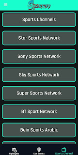 sports channel android app