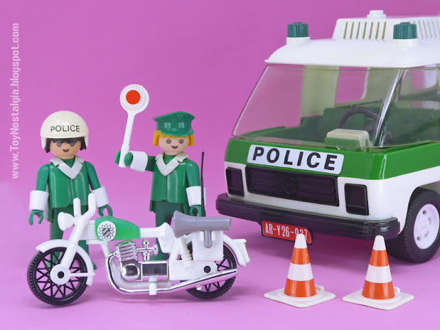 Playmobil  3253 ANTEX  Furgón policial con agente motorizado (Playmobil policías)