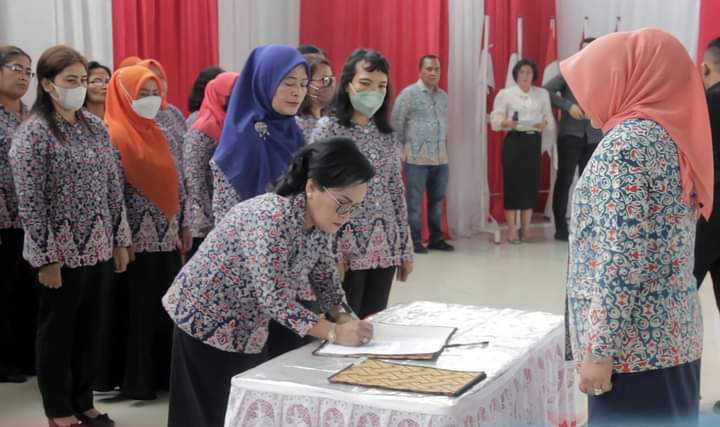 Ny. Ratnawati Radiapoh Hasiholan Sinaga Dilantik Sebagai Ketua GPMB Simalungun