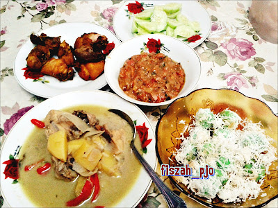 ~fiszah_pjo~: resepi ayam kurma dan sambal belacan goreng