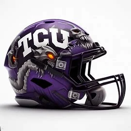 TCU Horned Frogs Halloween Concept Helmets