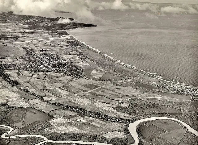 Aerial photograph of Nasugbu, Batangas taken in 1937.  Image source:  United States National Archives.