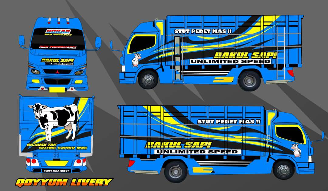 Kumpulan Livery Mod Truk Canter Bussid Terlengkap Mod 