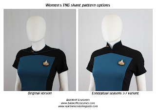 Star Trek TNG Women's Skant Sewing Pattern