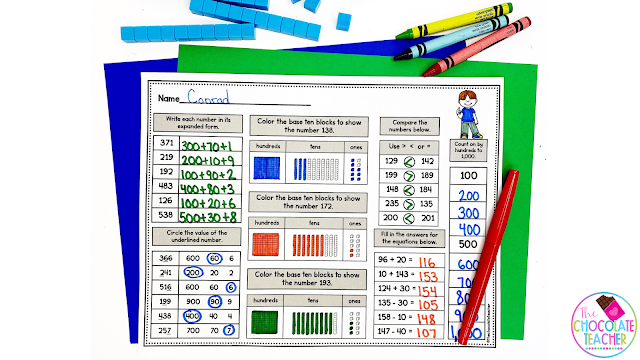 First grade daily math May activities like these are a great way to get in skills practice each and every day of the month.